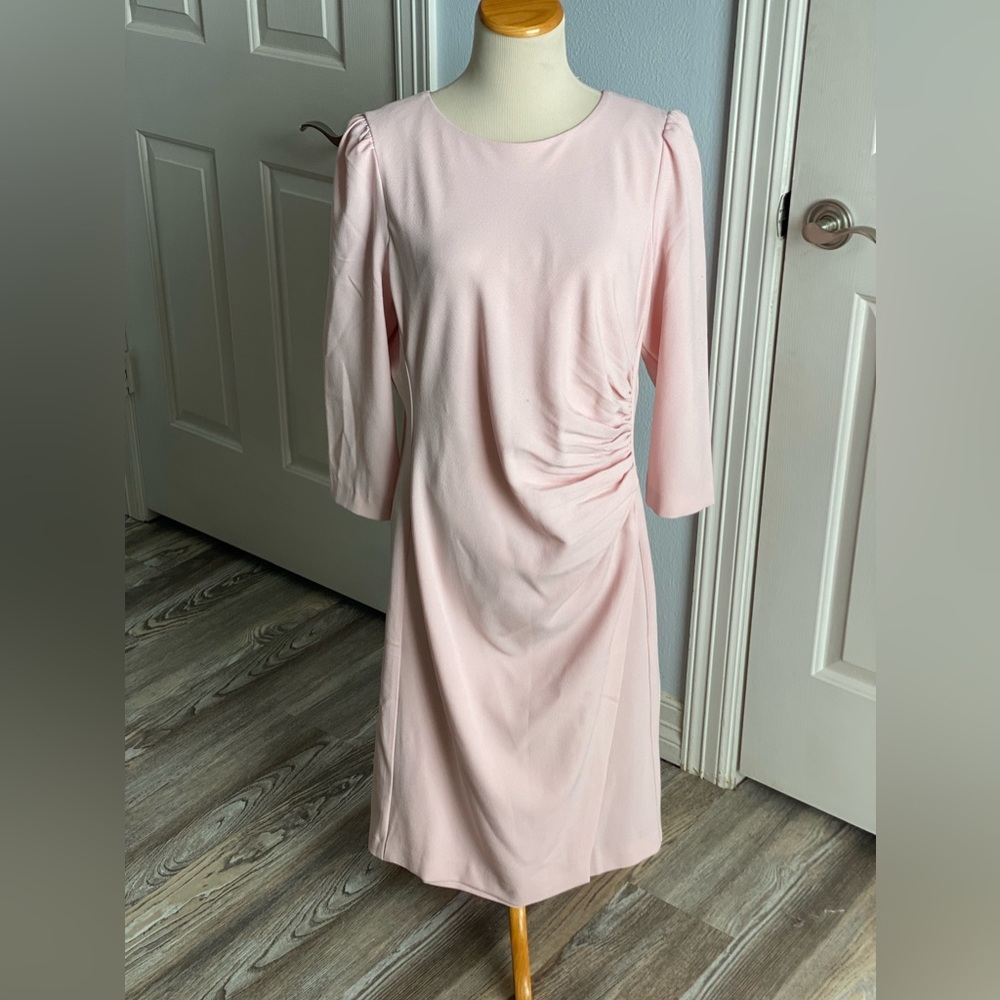 Anne Klein Ruched Side Sheath Dress - Picture 3 of 5